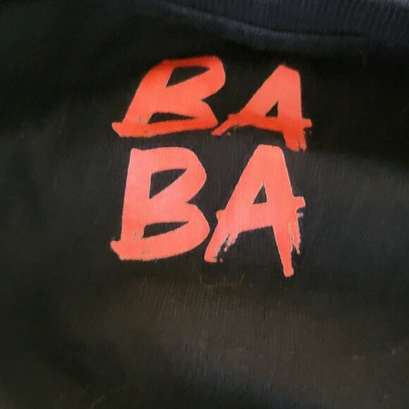 Baba Club Black Graphic T-Shirt Mens XL - Picture 2 of 3